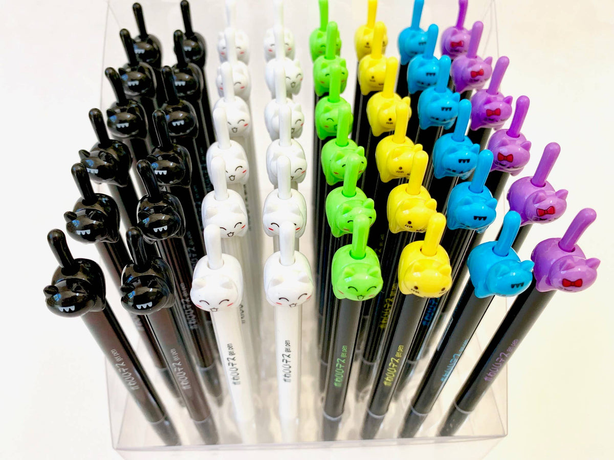 Cat Tail Retractable Gel Pen [NEW]