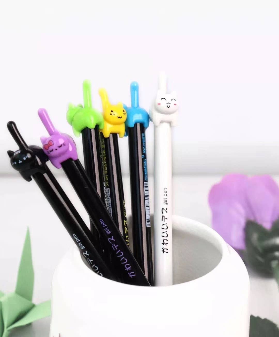 Cat Tail Retractable Gel Pen [NEW]