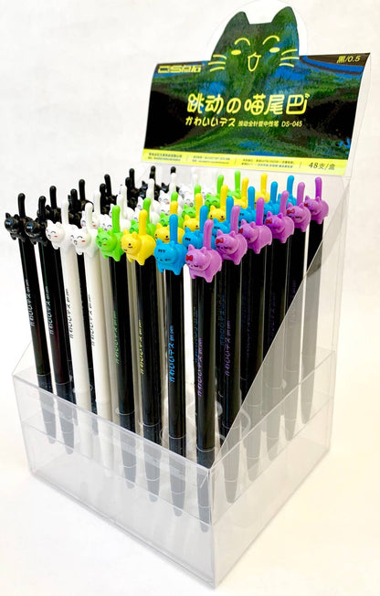 Cat Tail Retractable Gel Pen [NEW]