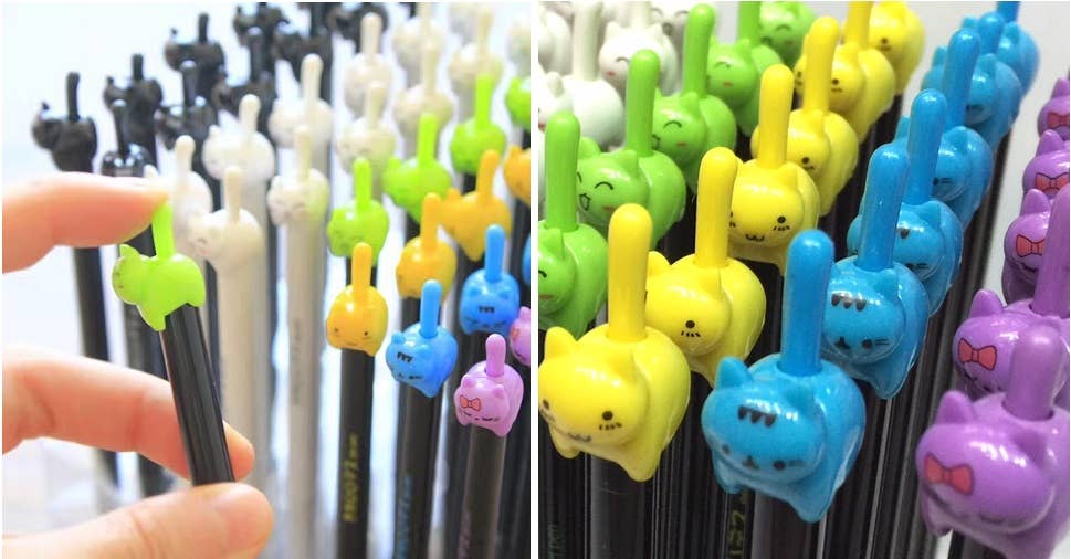 Cat Tail Retractable Gel Pen [NEW]