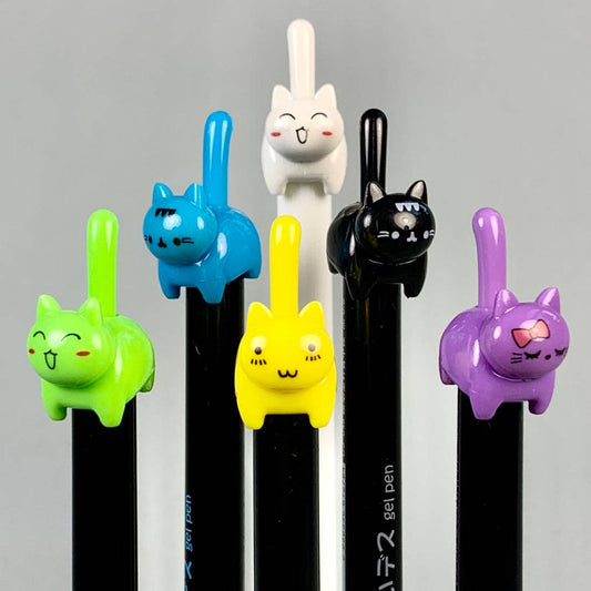 Cat Tail Retractable Gel Pen [NEW]