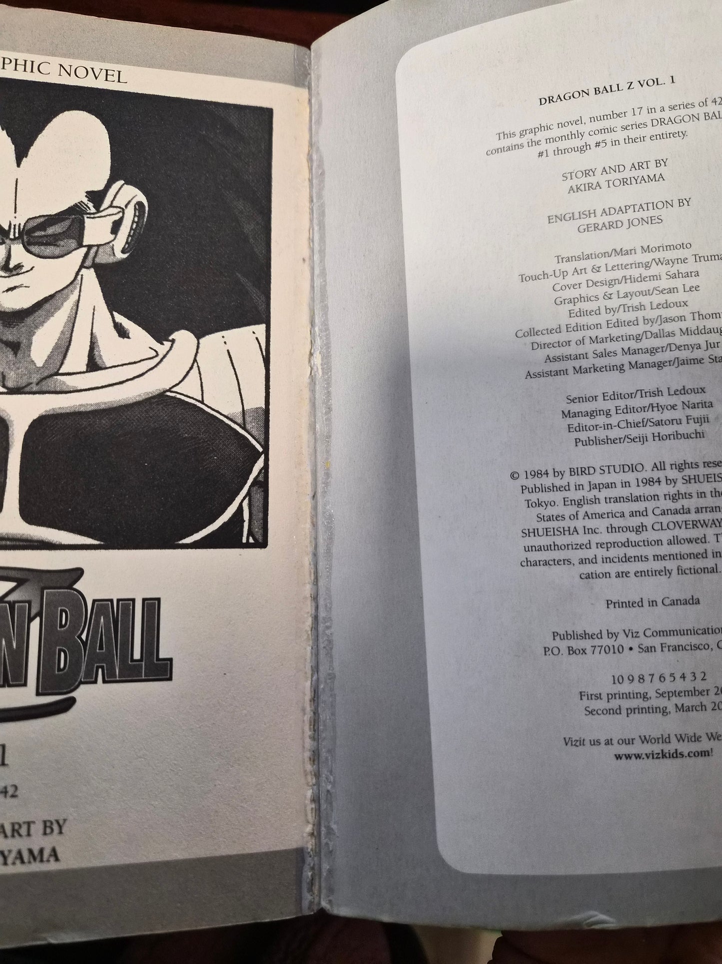 Dragon Ball Z (2000's Published Edition) vol 01